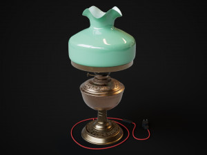 Bronze oil lamp 3D Model
