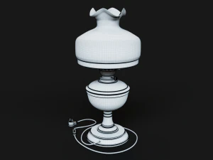 Bronze oil lamp 3D Model