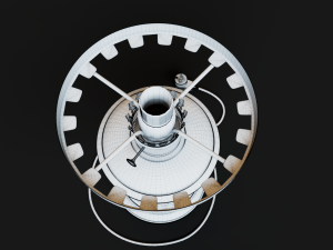 Bronze oil lamp 3D Model