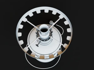 Bronze oil lamp 3D Model