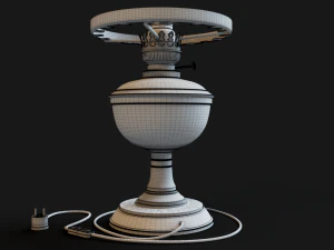 Bronze oil lamp 3D Model