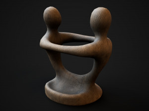 Wooden phone holder Modello 3D