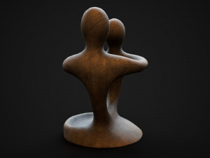Wooden phone holder Modello 3D