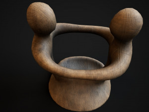 Wooden phone holder Modello 3D