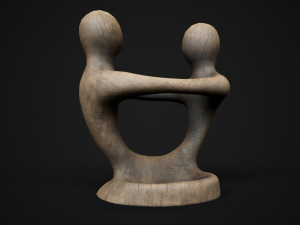 Wooden phone holder Modello 3D