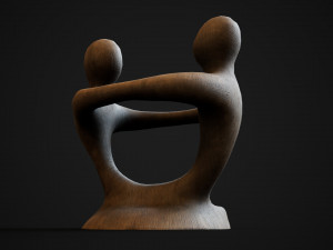 Wooden phone holder Modello 3D