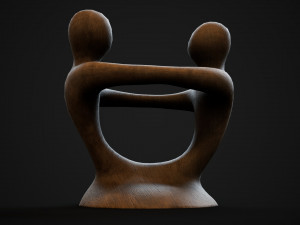 Wooden phone holder Modello 3D