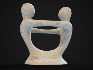 Wooden phone holder Modello 3D