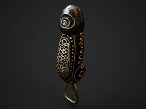Balinese bottle opener 3D Model