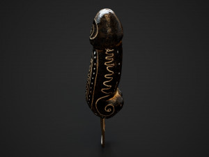 Balinese bottle opener Model 3D