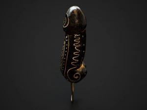 Balinese bottle opener 3D Model