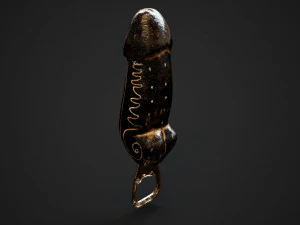 Balinese bottle opener 3D Model