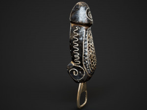 Balinese bottle opener Model 3D
