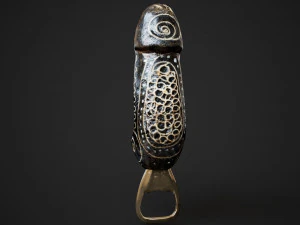 Balinese bottle opener 3D Model