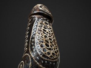 Balinese bottle opener Model 3D