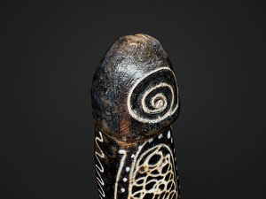 Balinese bottle opener Model 3D