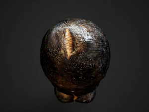 Balinese bottle opener 3D Model