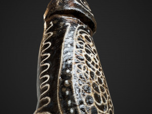Balinese bottle opener Model 3D