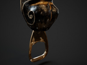 Balinese bottle opener Model 3D