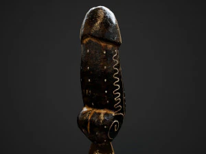 Balinese bottle opener 3D Model
