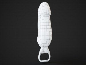 Balinese bottle opener Model 3D