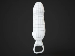 Balinese bottle opener 3D Model