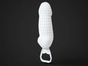 Balinese bottle opener 3D Model
