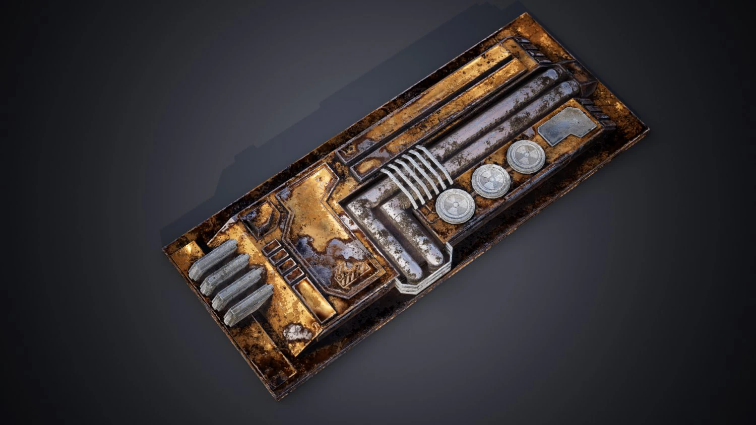 Detail fiksi ilmiah Model 3D .c4d .max .obj .3ds .fbx .stl .blend 