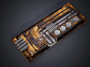 विज्ञान कथा विवरण 3D मॉडल