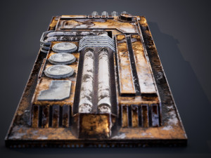 Sci-fi detail Model 3D