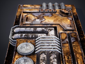 Sci-fi detail Model 3D