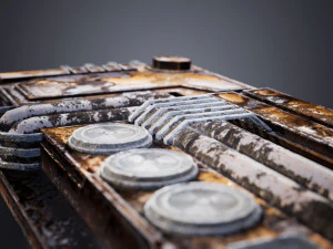 Detail fiksi ilmiah Model 3D