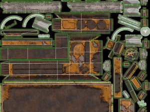 Detail fiksi ilmiah Model 3D