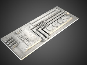 Sci-fi detail Model 3D