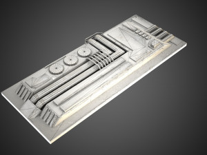 Sci-fi detail Model 3D