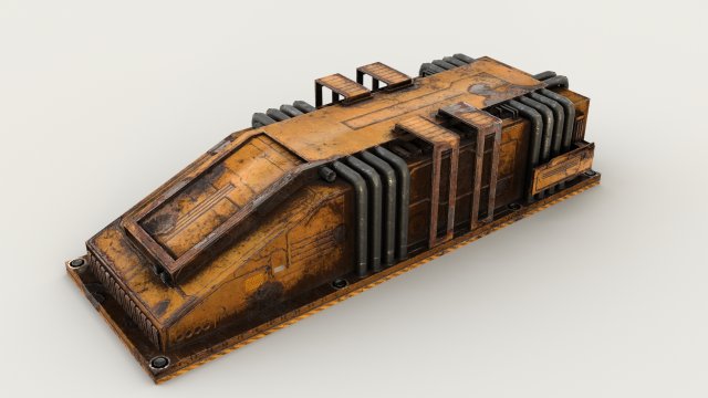 Sci-fi detail 02 Modello 3D .c4d .max .obj .3ds .fbx .stl .blend 