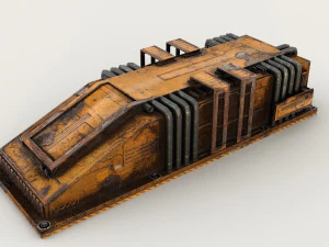 Dettaglio fantascienza 02 Modello 3D