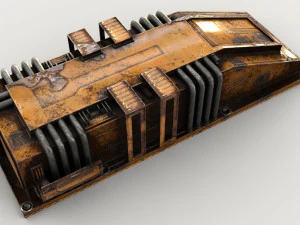 Sci-fi detail 02 3D Model