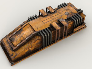 Sci-fi detail 02 Modello 3D