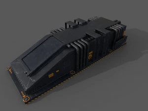 Sci-fi detail 02 3D Model