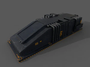 Sci-fi detail 02 3D Model