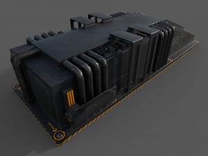 Sci-fi detail 02 Modello 3D