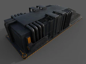 Sci-fi detail 02 3D Model