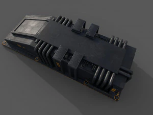 Sci-fi detail 02 3D Model