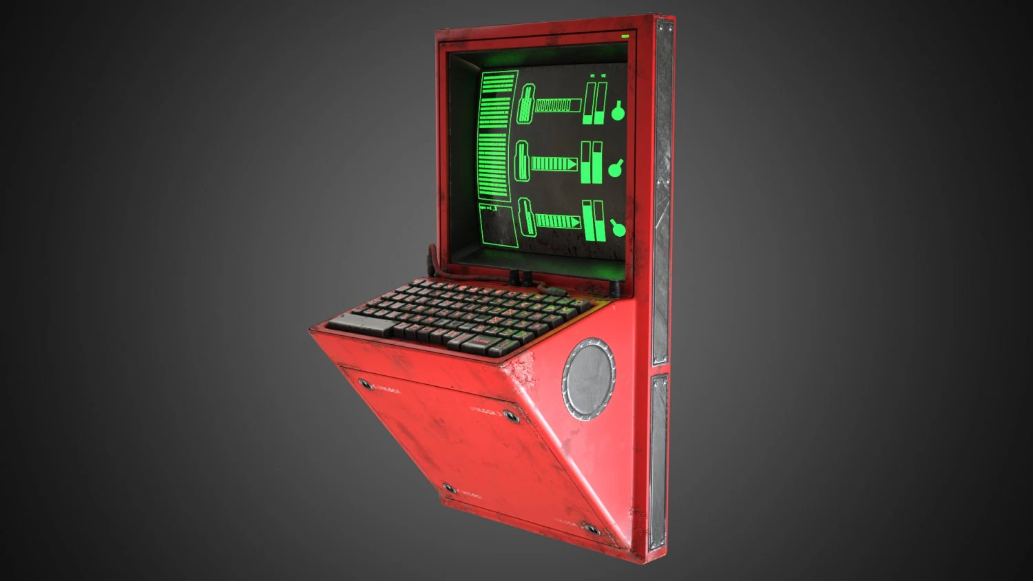 Panneau de contr&ocirc;le Modèle 3D .c4d .max .obj .3ds .fbx .stl .blend 