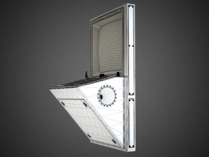 Panneau de contr&ocirc;le Modèle 3D