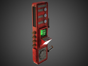 Scifi Pressure Control Panel Modelo 3D