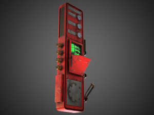 Scifi Pressure Control Panel Modelo 3D