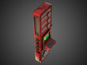 Scifi Pressure Control Panel 3D Model