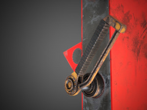 Scifi Pressure Control Panel Modelo 3D